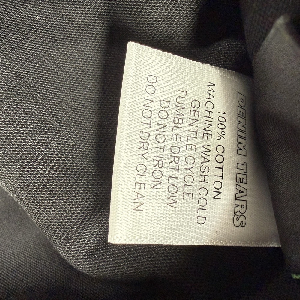 Denim Tears Mens Large Cotton Wreath T Shirt Black Dover Street Market DSM - Picture 6 of 8